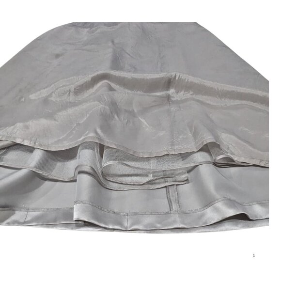 🖤 BF Donna Gray Silver Two-Piece Formal Set  Size 6  Holiday Gala Ready (EUC) - Picture 8 of 9